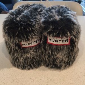 Faux Fur Hunter Fleece Socks